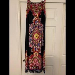 Women’s Strapless Maxi Dress- Medium